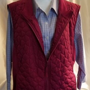 4X Cranberry Vest
